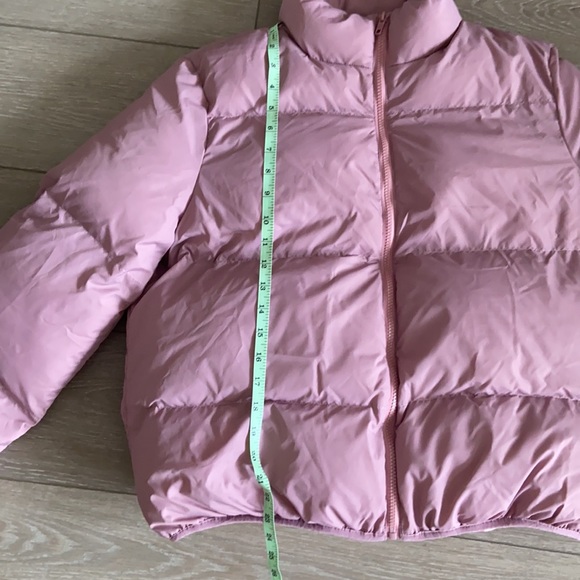 SHEIN Zipper Front Solid Winter Coat - Picture 4 of 5